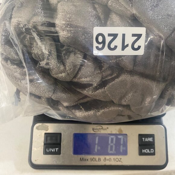 Athleta Quilted Metallic Puffer Vest Womens M Brown Gold Bronze Full Zip Layerin - Picture 12 of 12